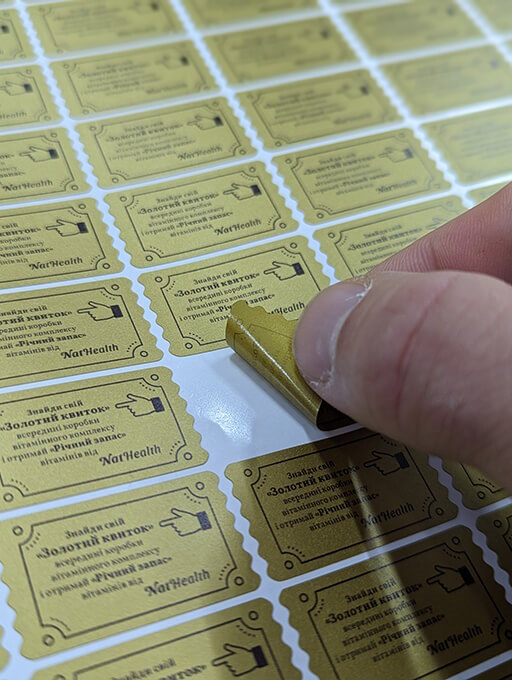 Купити золоті наліпки